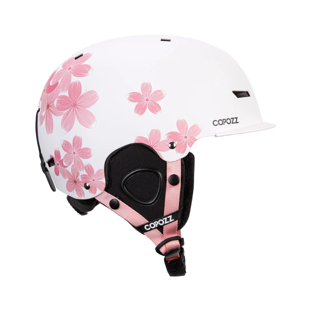 COPOZZ New Ski helmet Cartoons Half-covered Anti-impact Safety