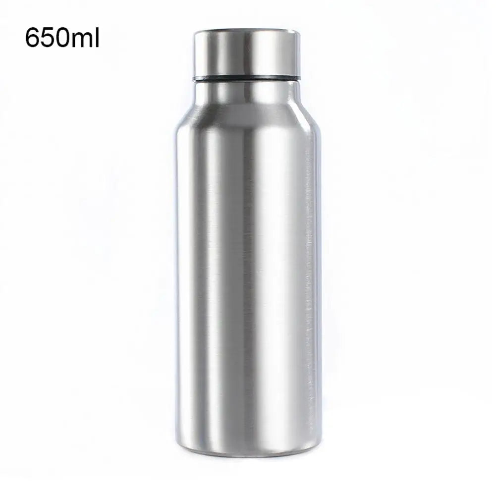 Stainless Steel Water Bottle, 650ml or 1L