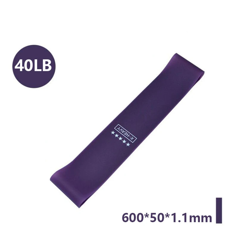 Portable Fitness Workout Equipment Rubber Resistance Bands Yoga