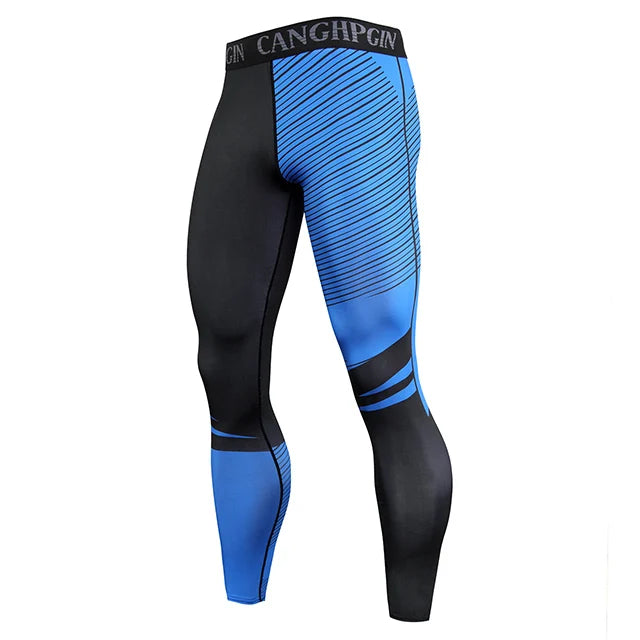 Men's Quick-Dry Compression Running Tights, image 29 of 35