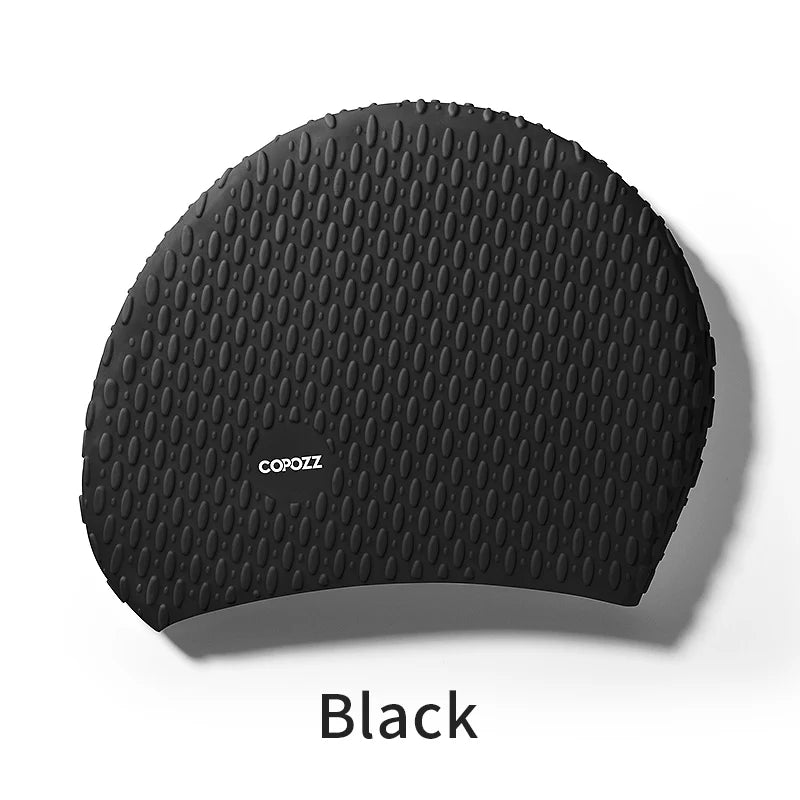 COPOZZ Men's Large Silicone Swimming Cap