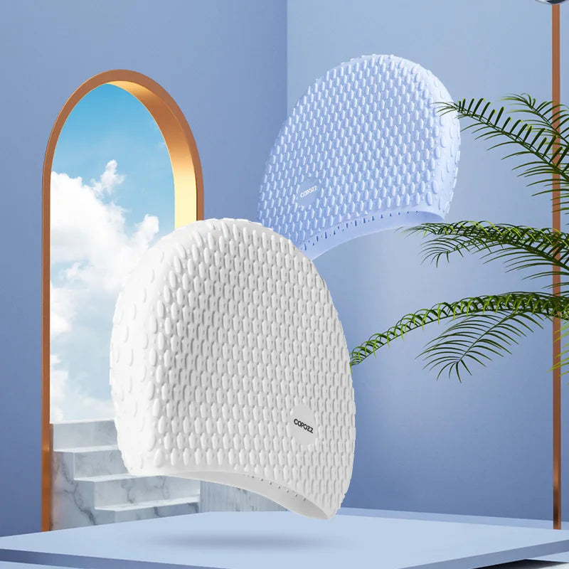 COPOZZ Water Sports Big Men Swimming Cap Pool