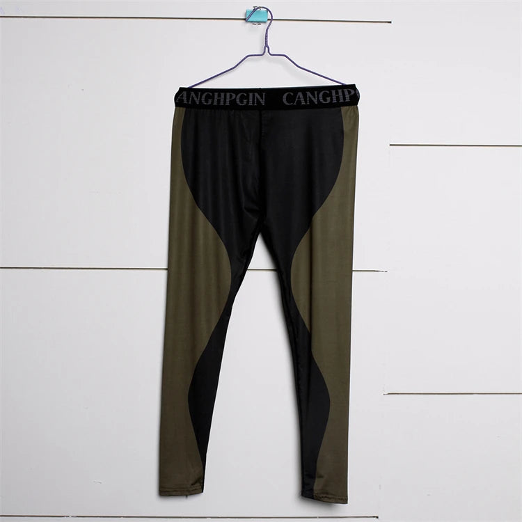 2021 Quick Dry Compression Running Tights Men Joggings