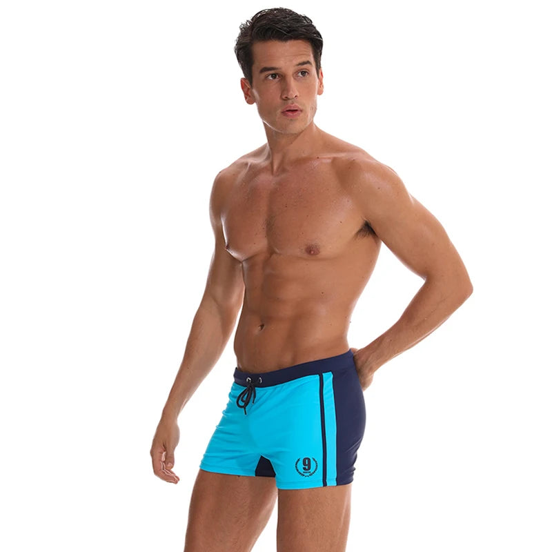 Men's Adjustable-Waist Swim Trunks, M-2XL