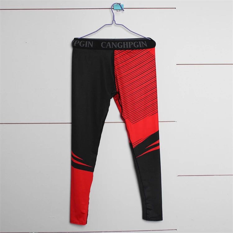 2021 Quick Dry Compression Running Tights Men Joggings