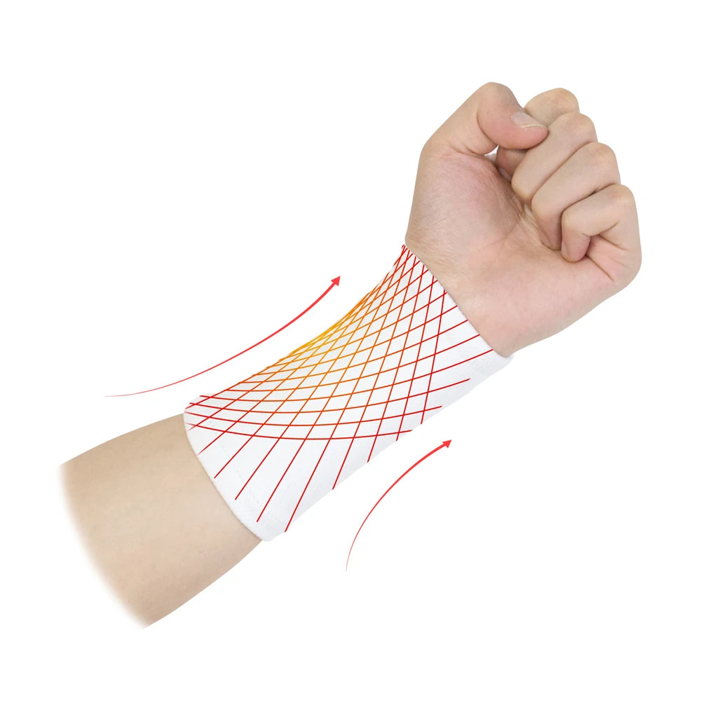 Unisex Elastic Wrist Sweatband, 9 Colours