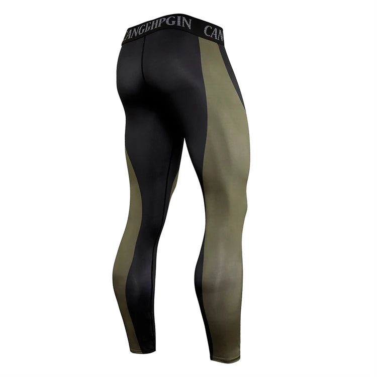 2021 Quick Dry Compression Running Tights Men Joggings