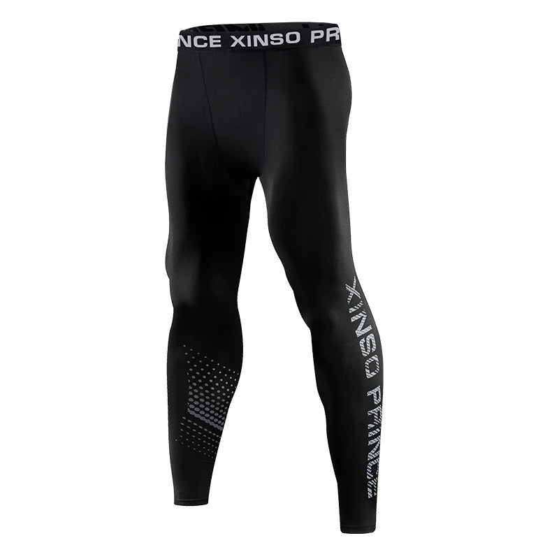 Men's Quick-Dry Compression Gym Leggings, image 13 of 13