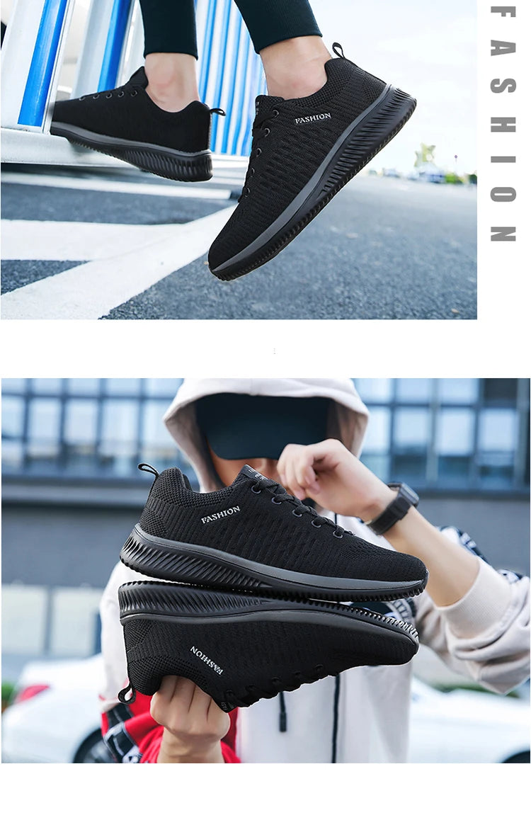 Men's Breathable Casual Running Trainers, image 19 of 21