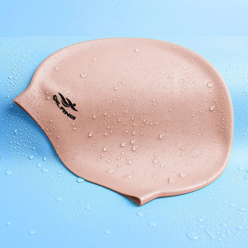 Adult Silicone Swimming Cap, 10 Colours