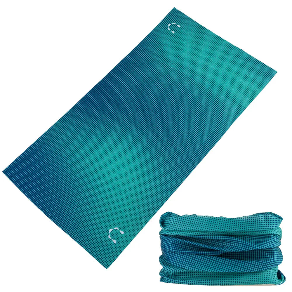 Unisex Gradient Print Bandana Neck Gaiter, image 28 of 44