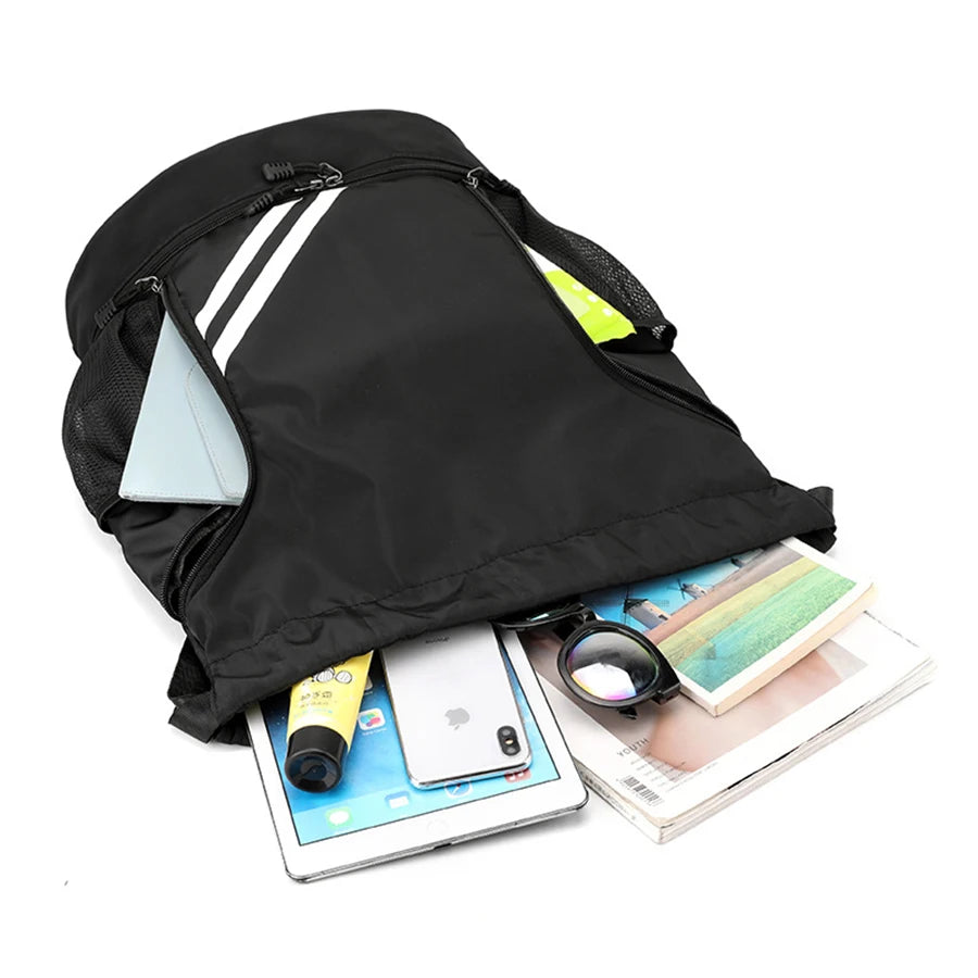 Unisex Basketball Drawstring Gym Backpack