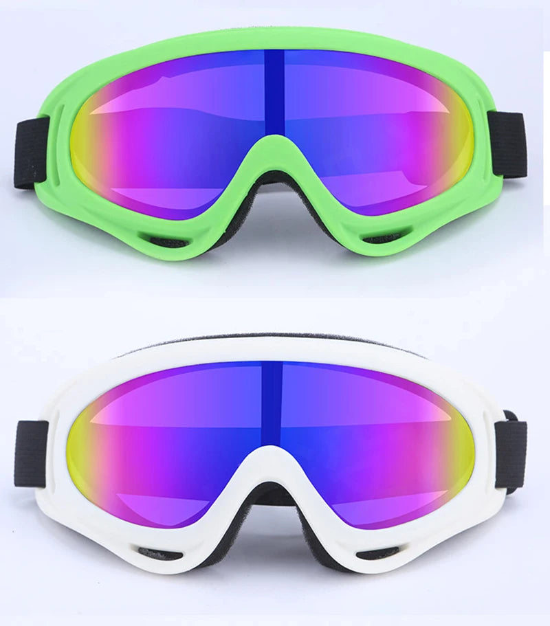 Skiing Goggles Cycling Motorcycle Windproof Goggles Anti-fog UV400