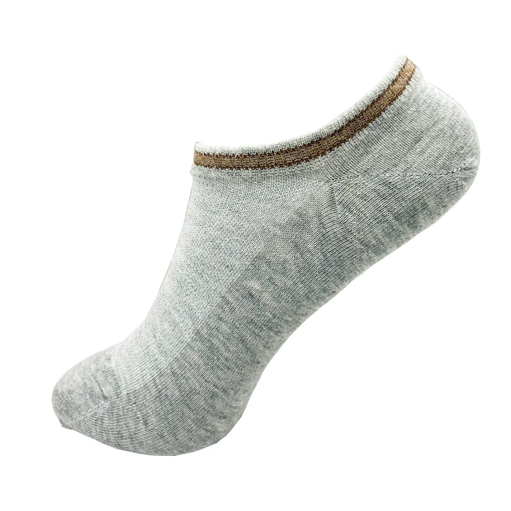Women's Cotton No-Show Socks, 4 Pairs