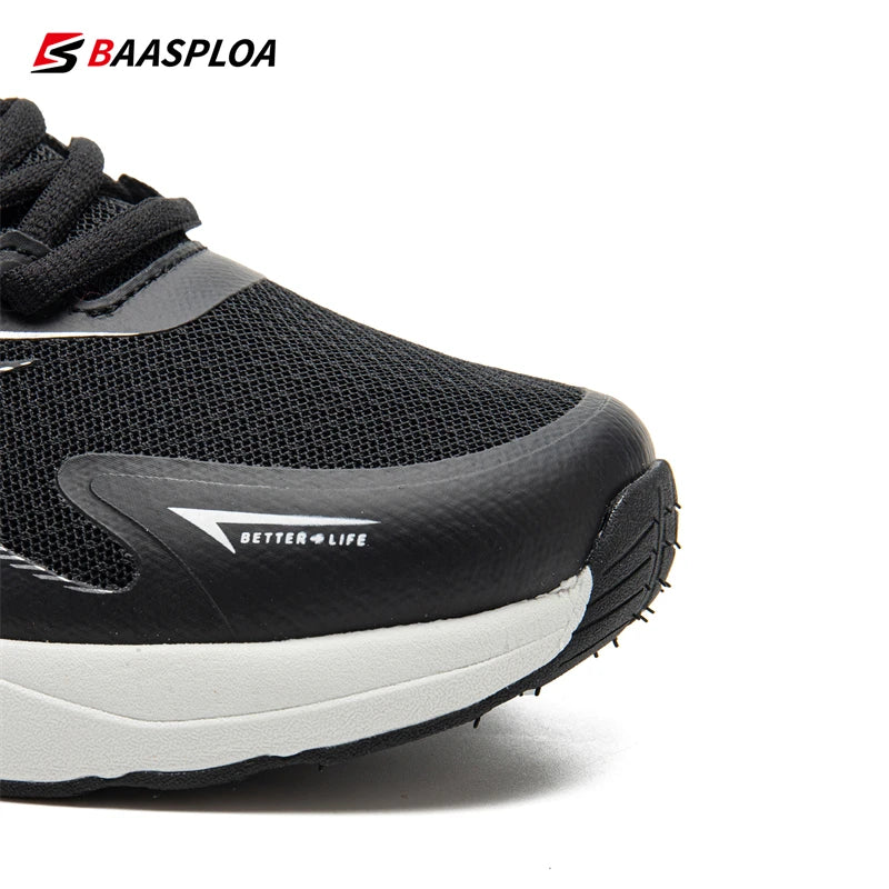 Baasploa Men Professional Running Shoes New Mesh Breathable