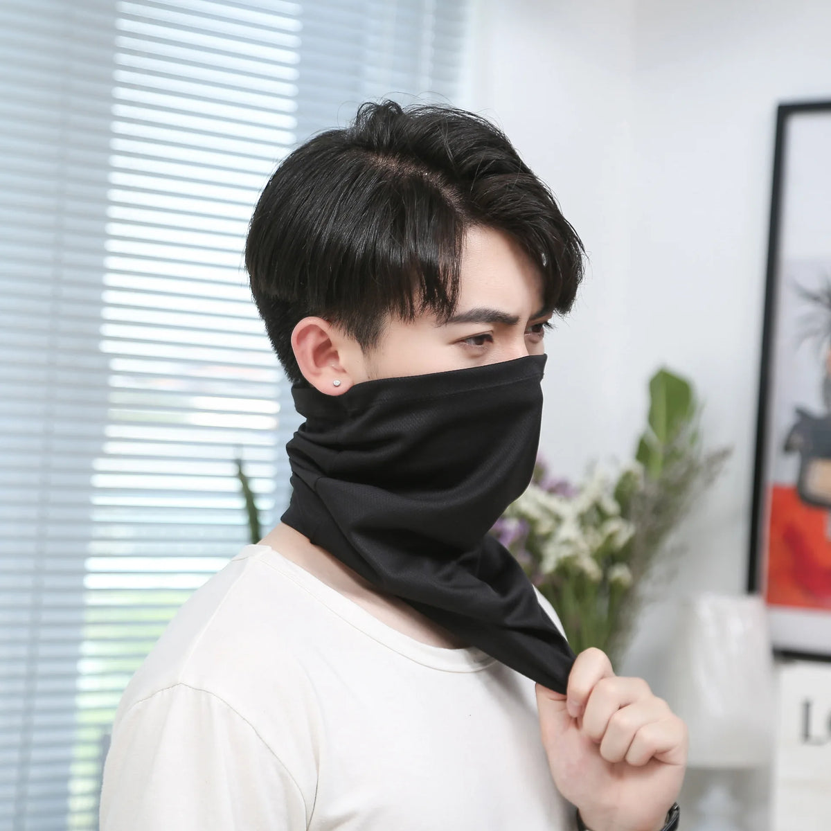 Solid Colour Multi-Use Neck Warmer Tube, image 18 of 31