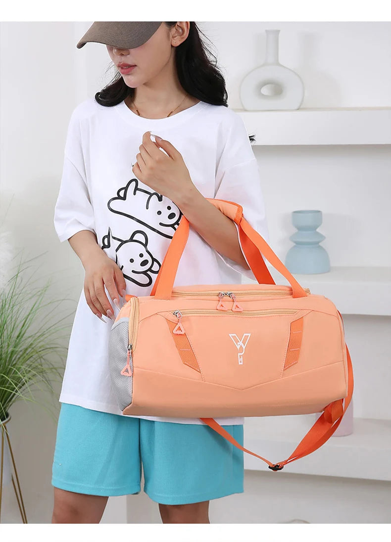 Woman Sports Gym Handbag Waterproof Fitness Training Bag