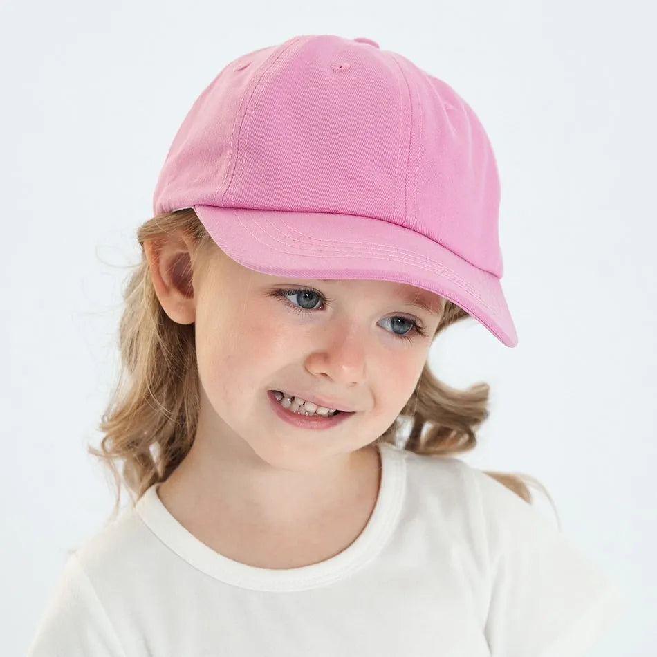 Baby Girl Baseball Caps Pink Black White Gray