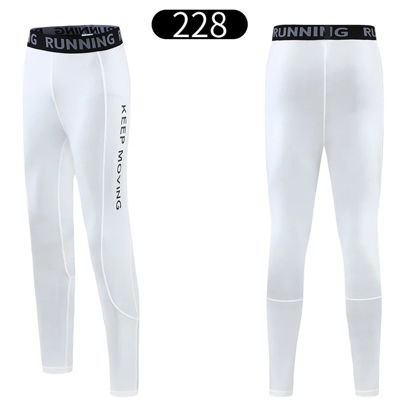 Mens Compression Pants Quick Dry Sportswear Running Tights