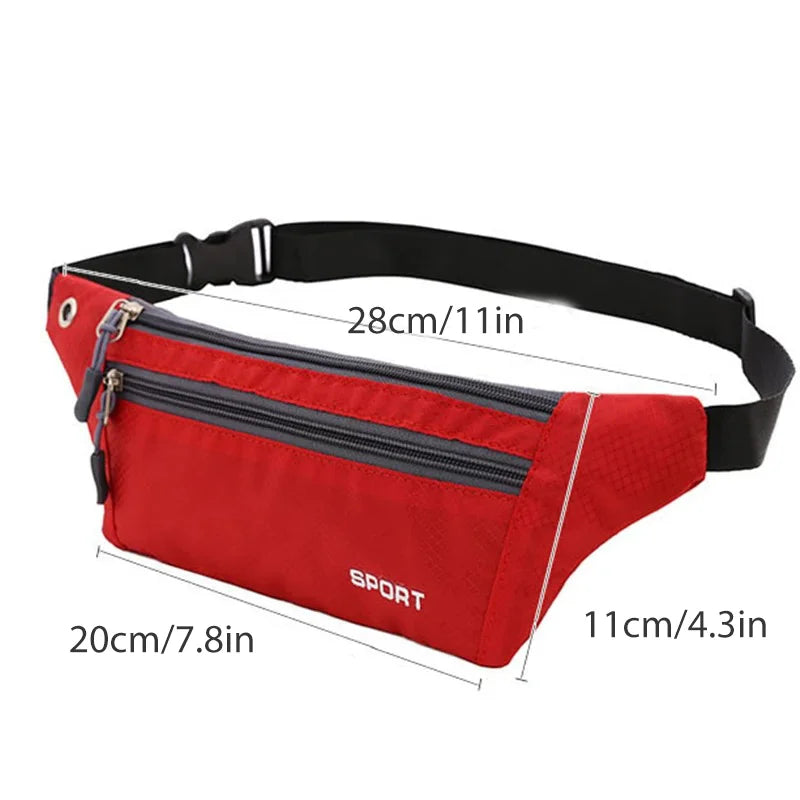 Unisex Nylon Waist and Chest Bag for Running, image 3 of 23