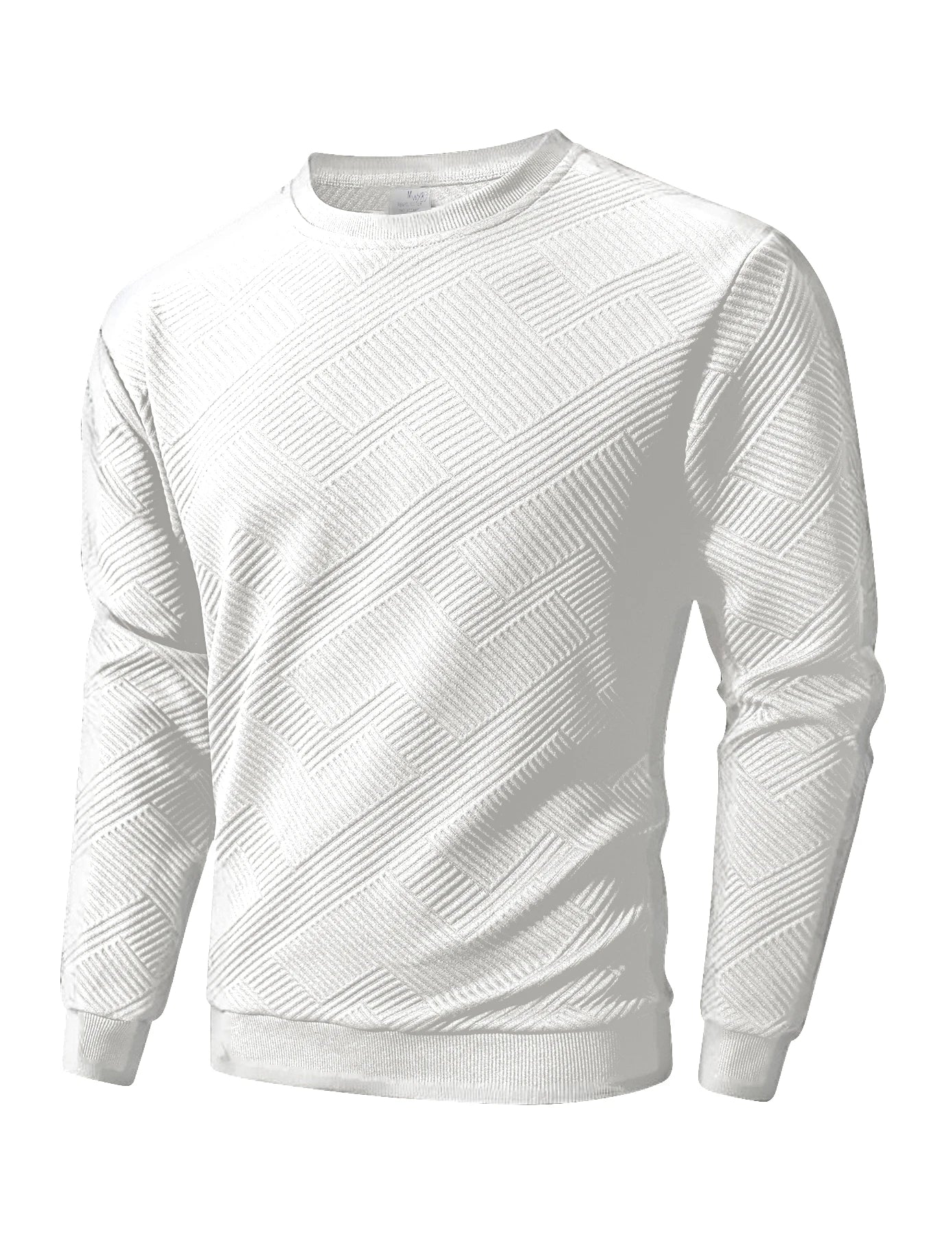 Men's Crew Neck Sweatshirts Spring Autumn Warm Basic