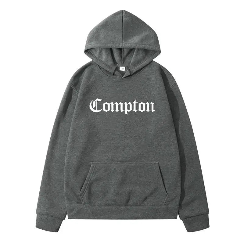 Compton Goth Design Letter Y2k Hoodie Hoodies Men's