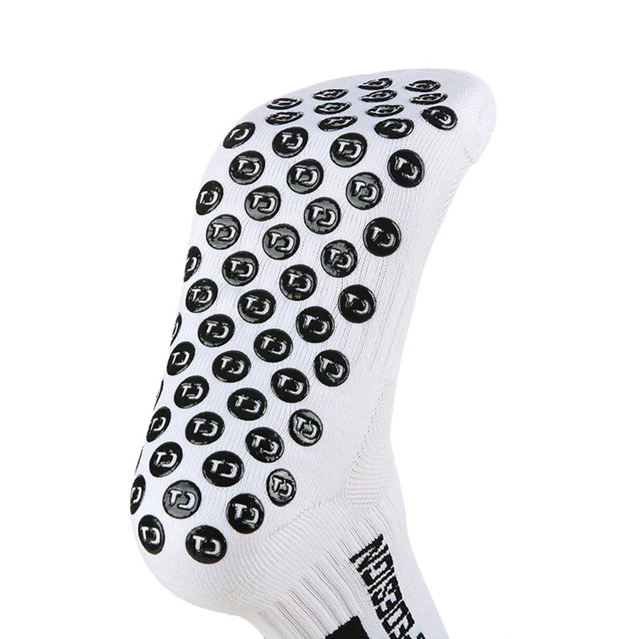 Mid-Calf Anti-Slip Football Socks, 4 Pairs
