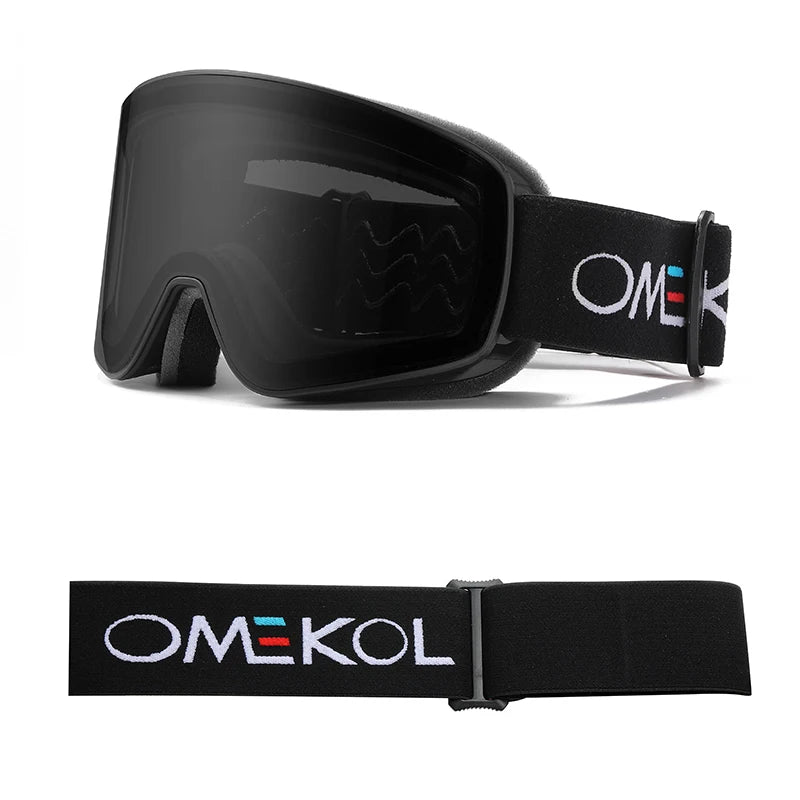 Double-Layer Lens Anti-Fog Ski Goggles