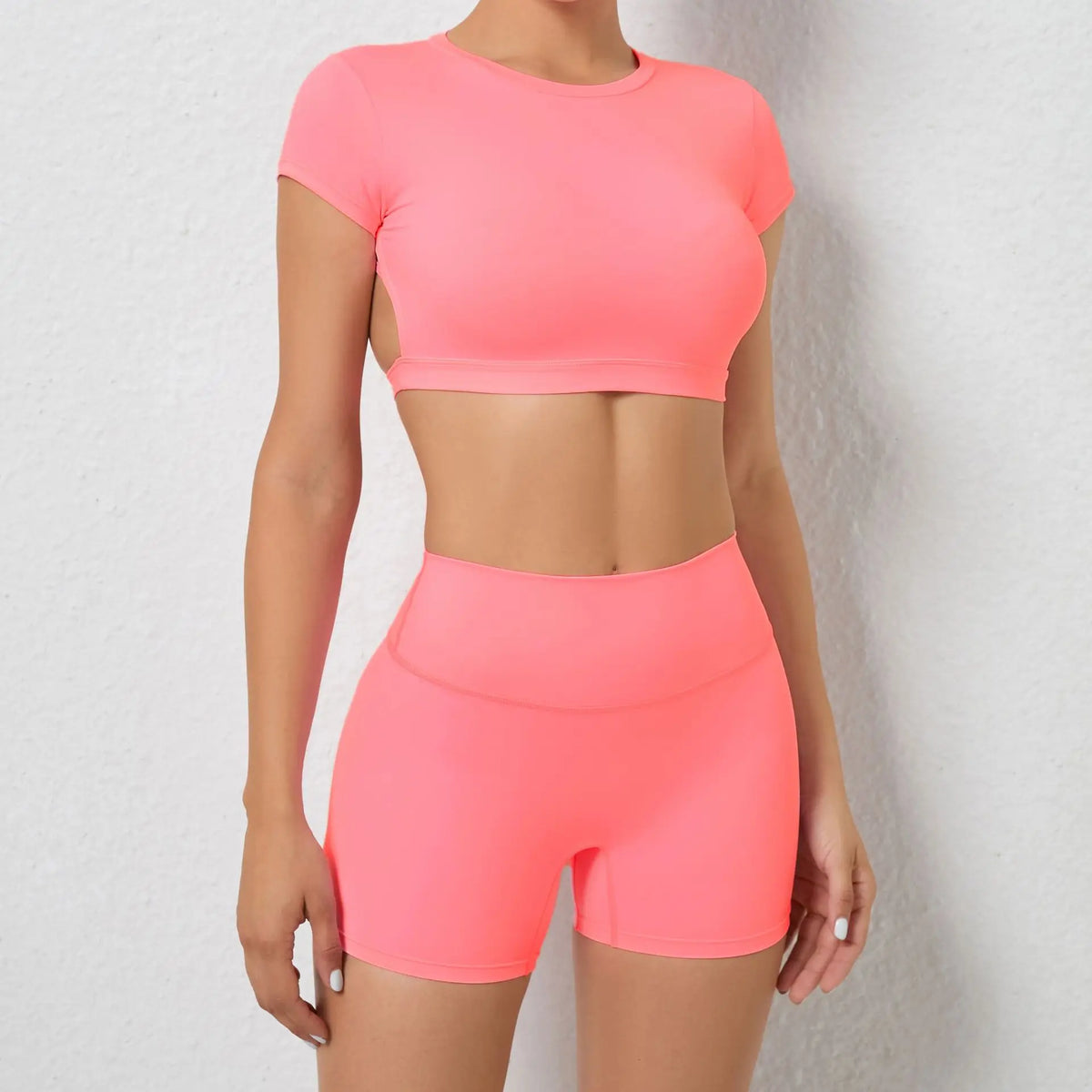 Women's Matching 2-Piece Yoga and Gym Set, image 15 of 38