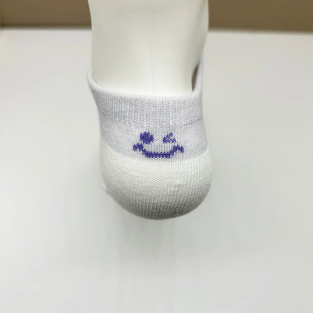 Women's Cotton No-Show Socks, 4 Pairs