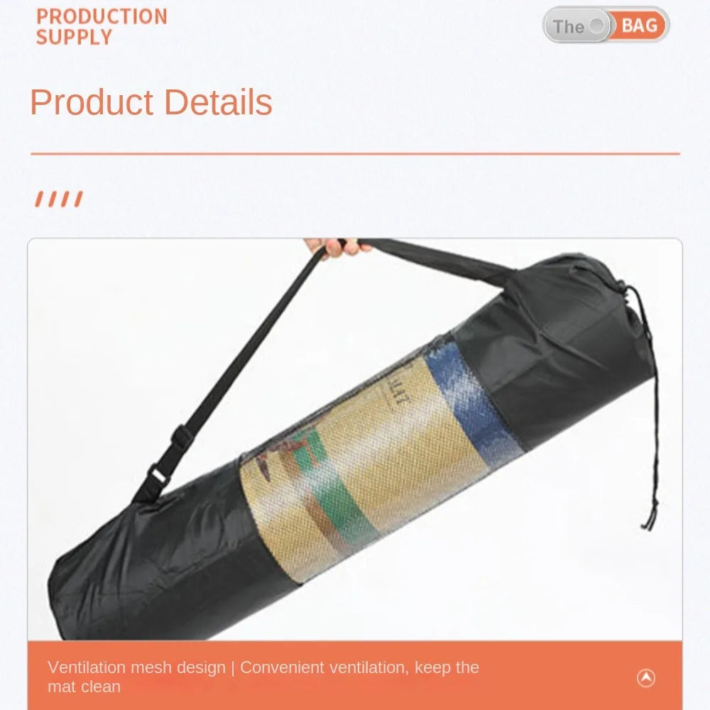Yoga Mat Carry Bag with Shoulder Strap
