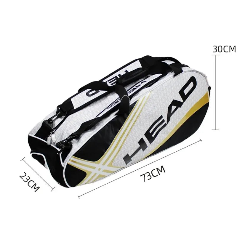 HEAD Tennis Rackets Bag Large Capacity 3-6 Pieces