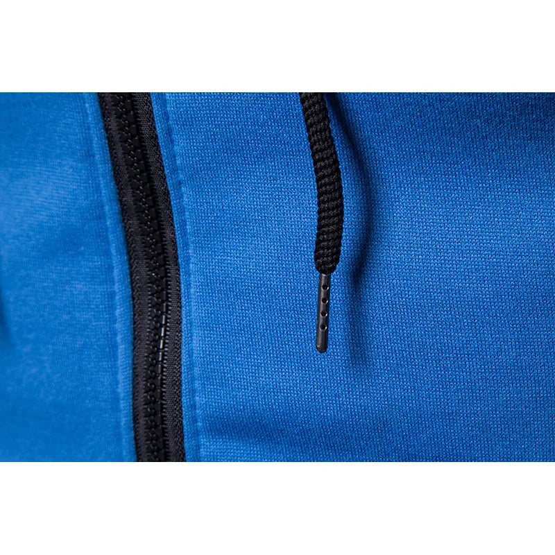 Men's Zip-Up Hoodie with Polka Dot Print, image 11 of 18