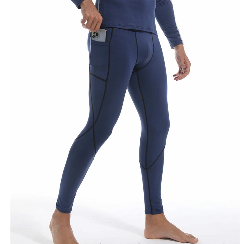 Men Running Leggings Quick Dry Gym Sport Tights