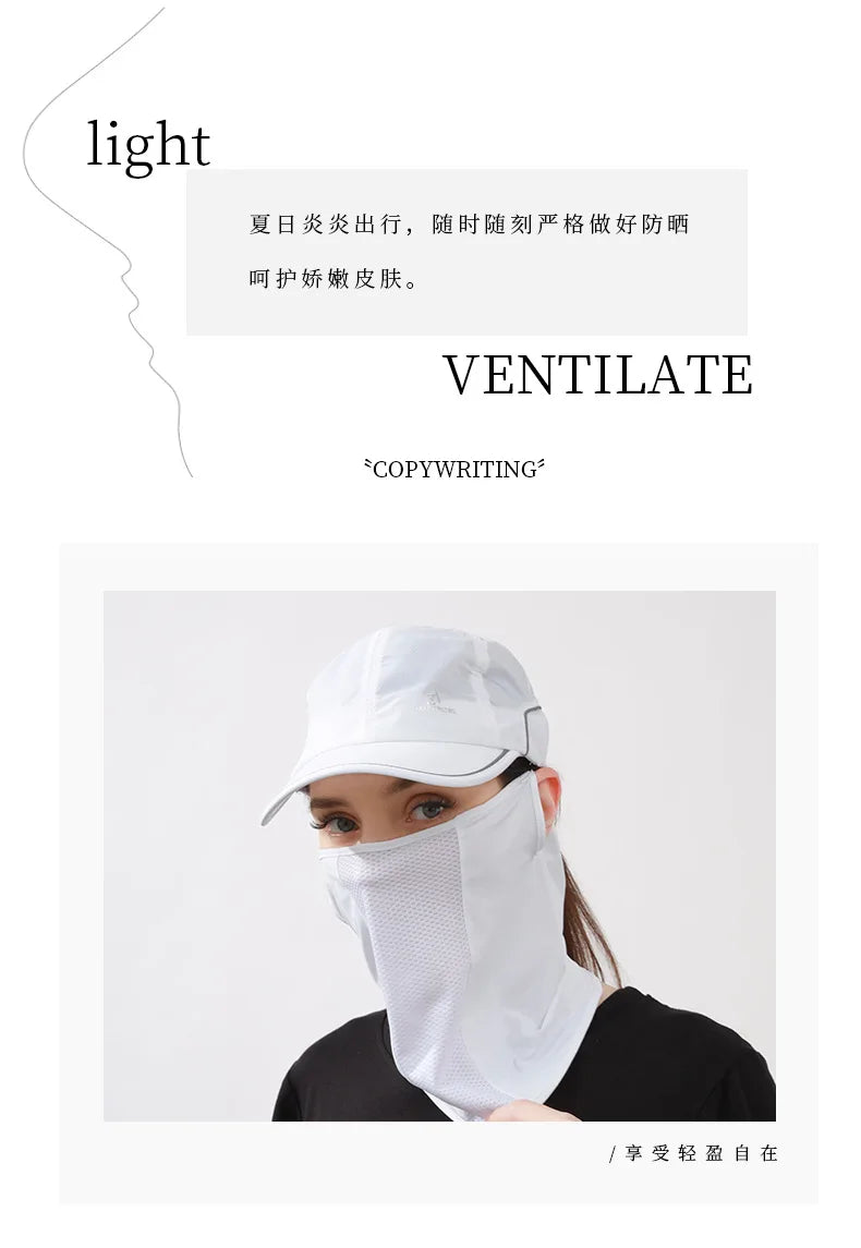 Unisex Ear-Loop Summer Face and Neck Cover, image 5 of 18