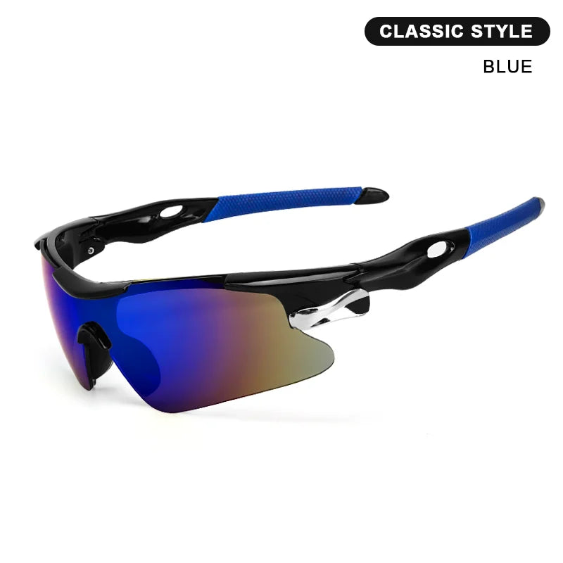 RIDERACE Men's Wraparound Cycling Sunglasses
