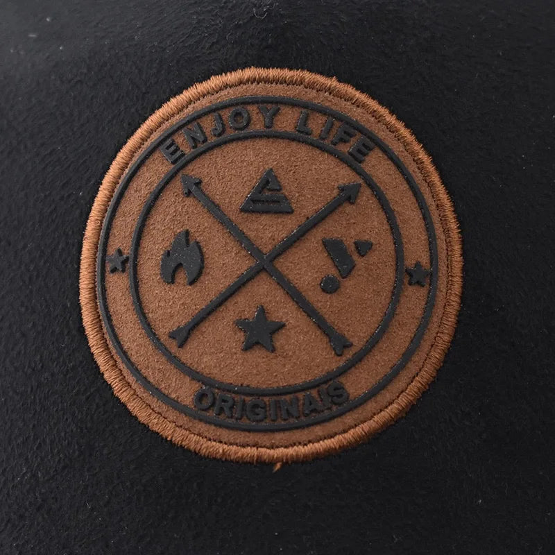 Unisex Enjoy Life Letter Patch Baseball Cap