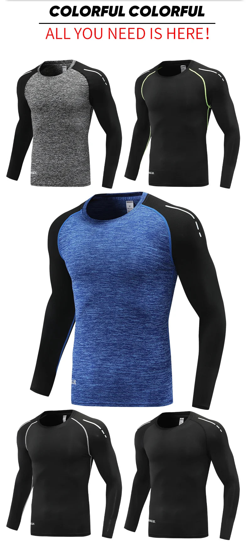 Mens Compression Pants Quick Dry Sportswear Running Tights