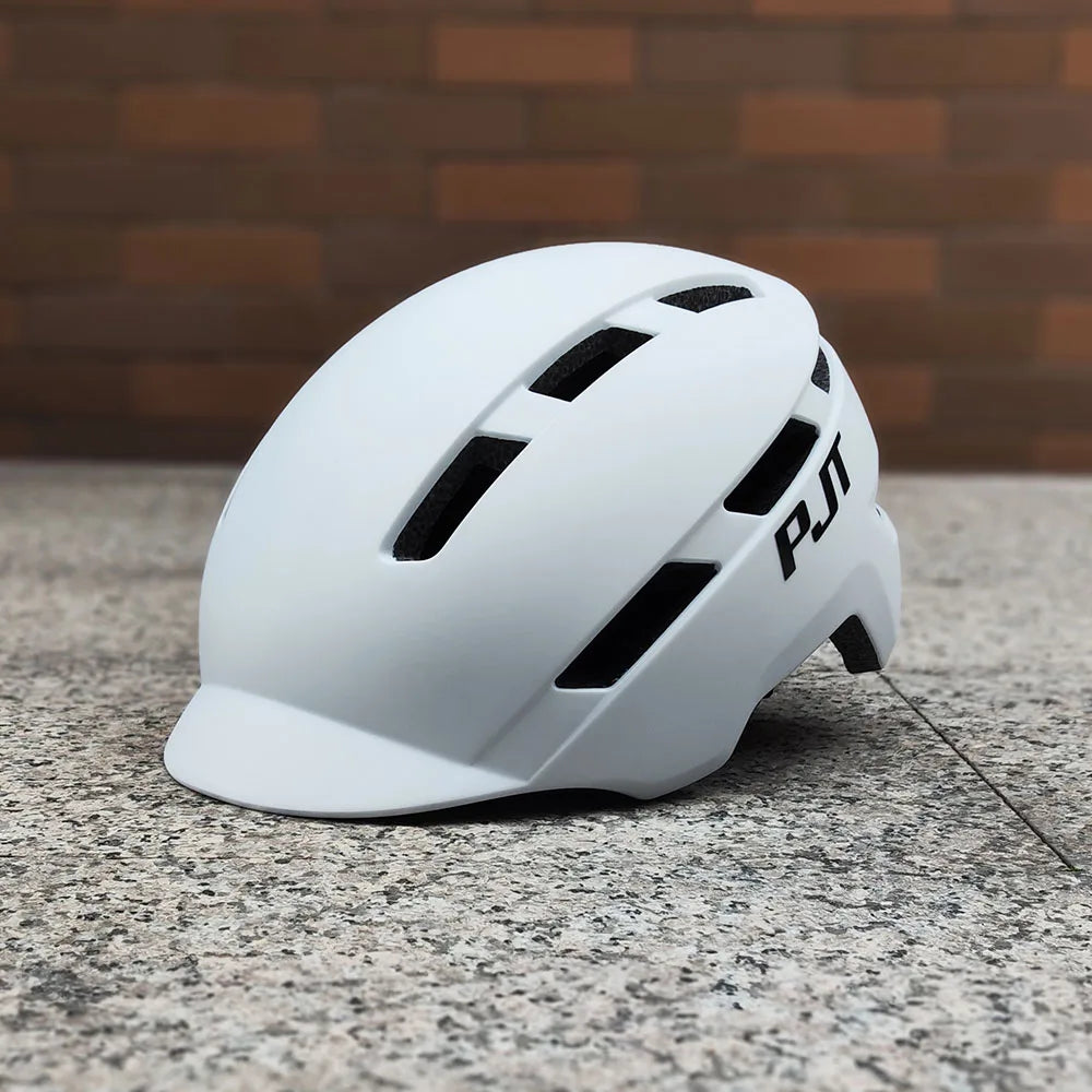PJT In-Mould Bike Helmet with USB Rear Light