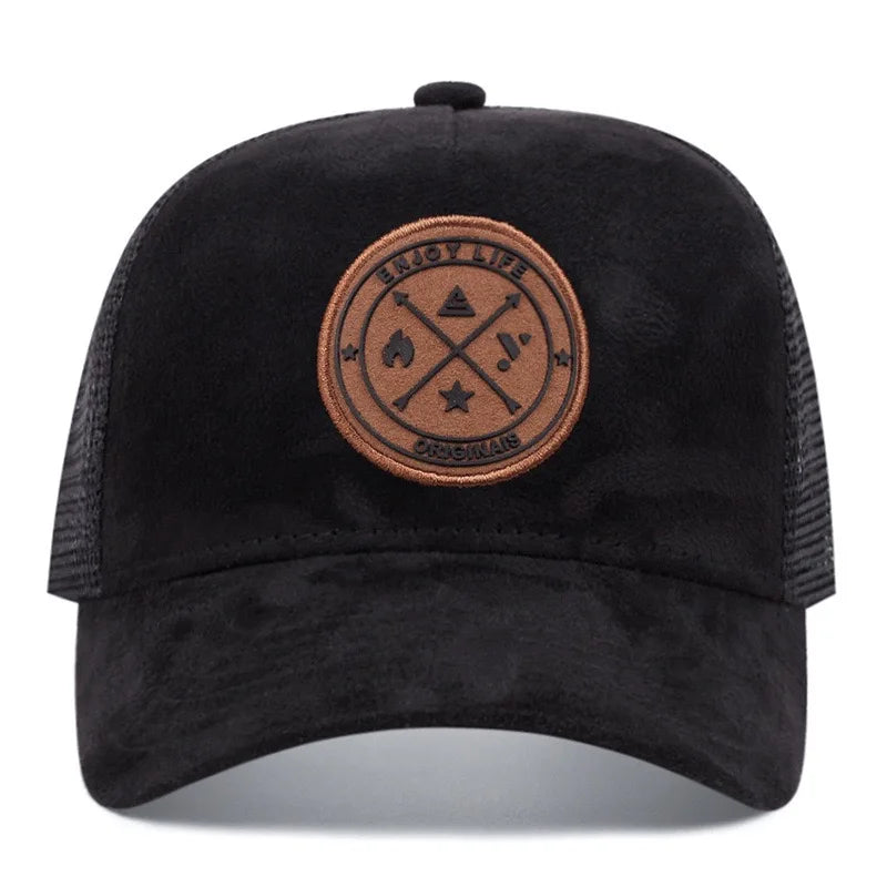 Unisex Enjoy Life Letter Patch Baseball Cap
