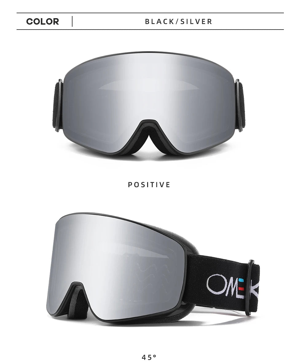 Double-Layer Lens Anti-Fog Ski Goggles, image 15 of 18