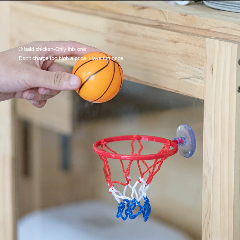 Small Basketball Set Coordinated Wrist Solid Rubber Elastic