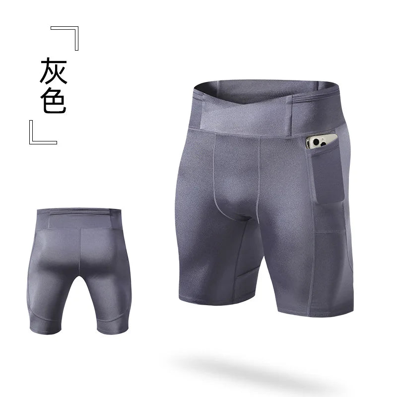 Men's and Women's Compression Running Shorts, image 46 of 48