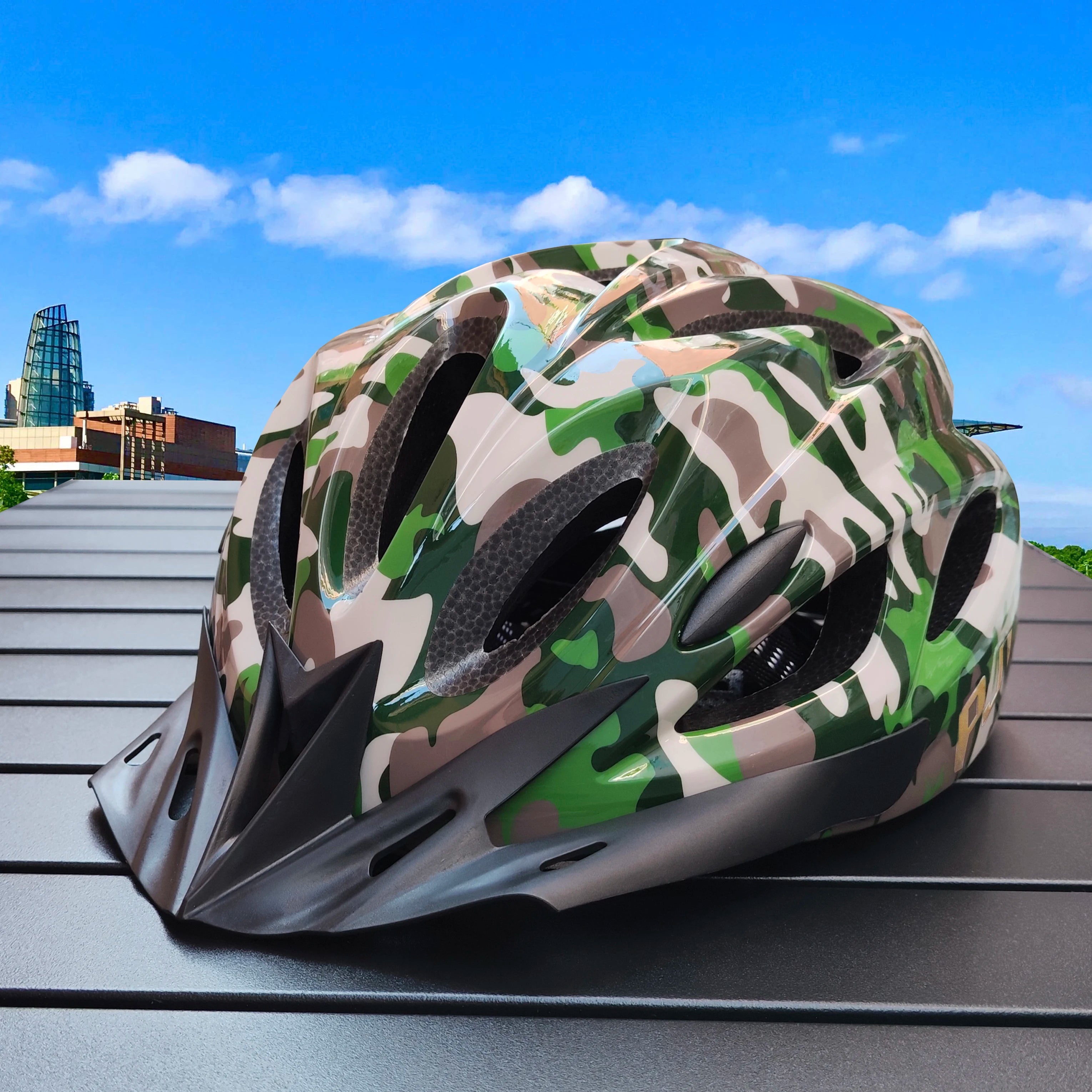 PMT Lightweight Cycling Helmet Comfort Lining Hollow Riding