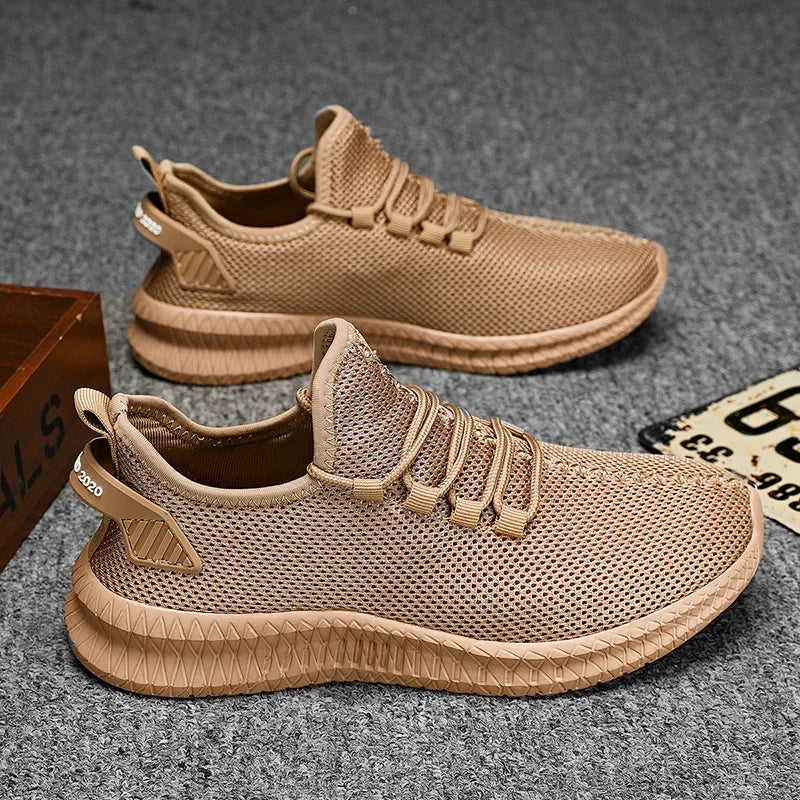Men's Lightweight Mesh Running Trainers, image 16 of 30