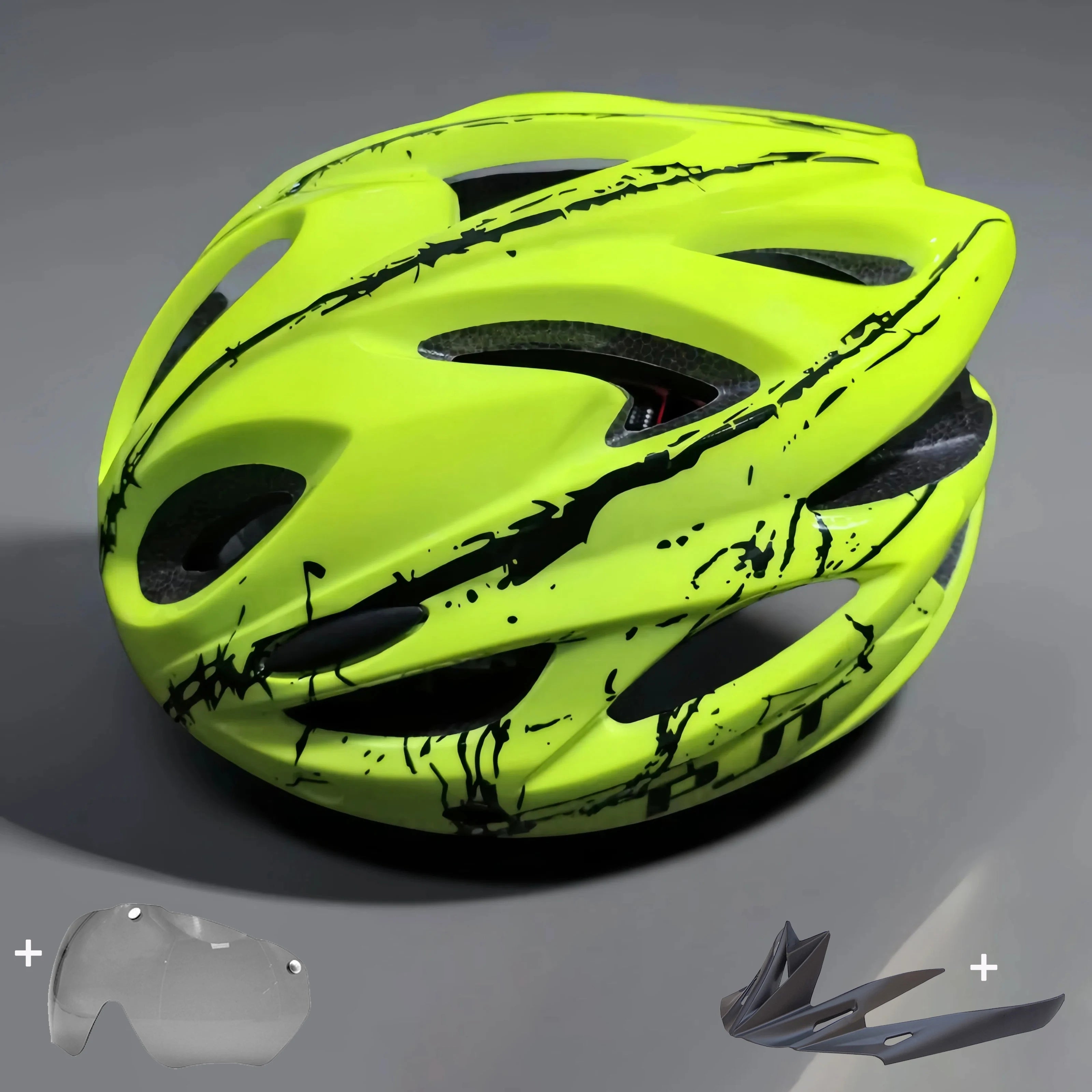 PJT Lightweight Breathable Goggles Bicycle Helmet 4 1