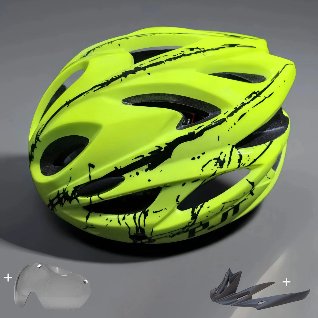 Lightweight Cycling Helmet with Goggles