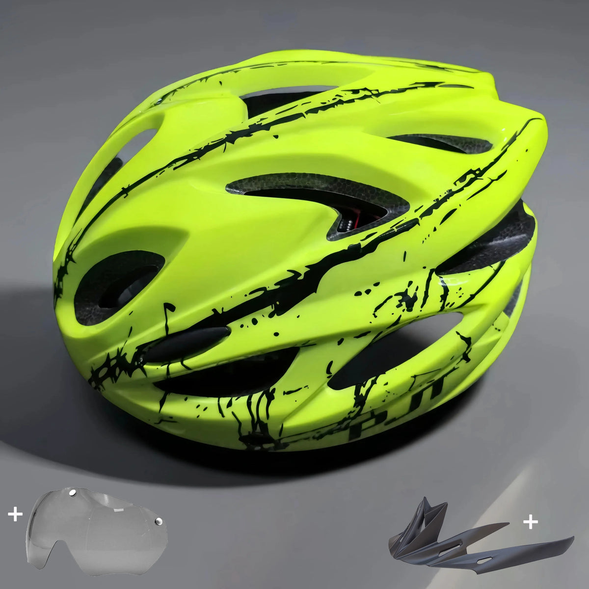 Lightweight Cycling Helmet with Goggles, image 18 of 18