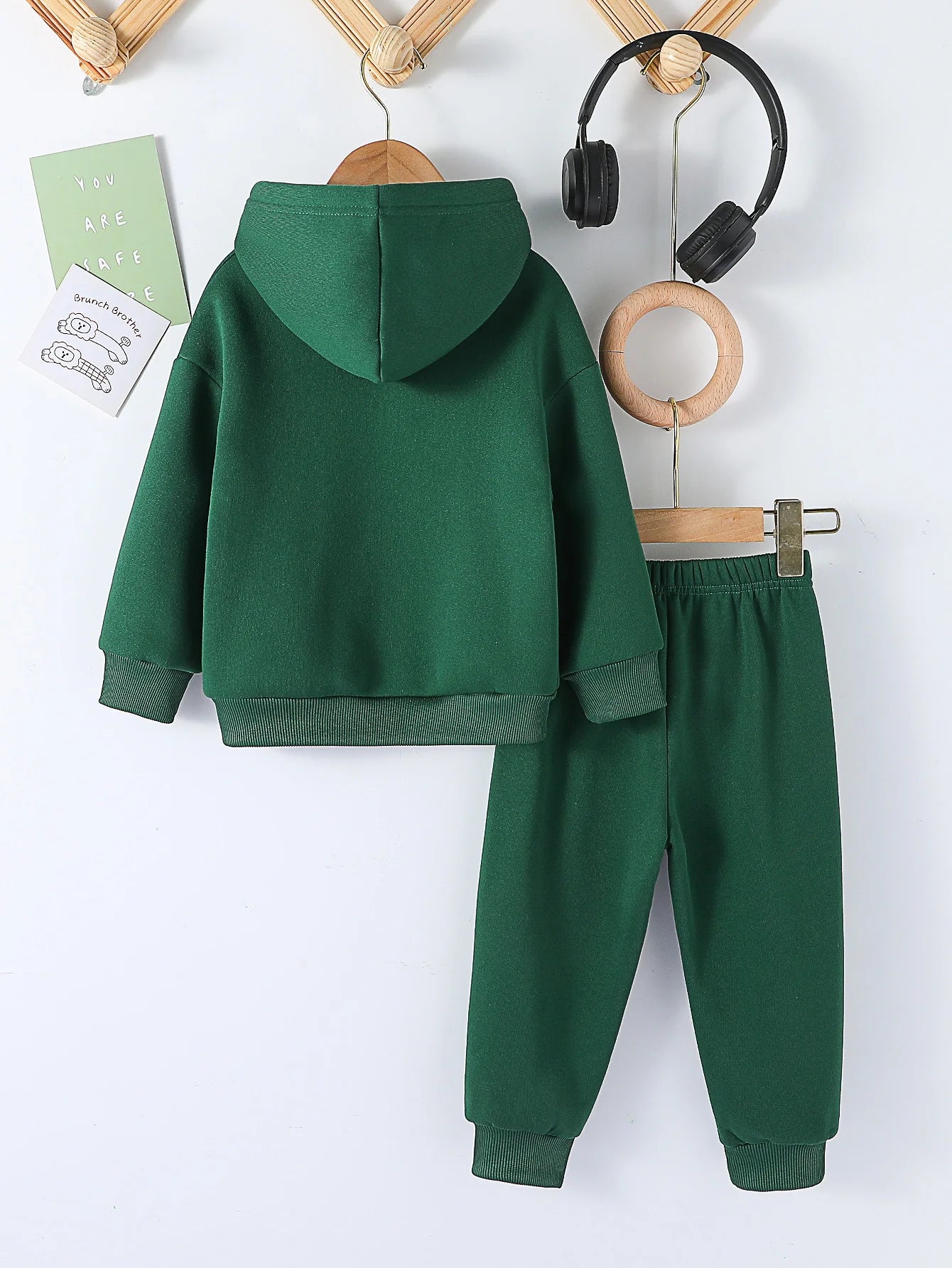 Kids Fashion 2pcs Pullover Hoodie+Pants Suits 1-8Y Years