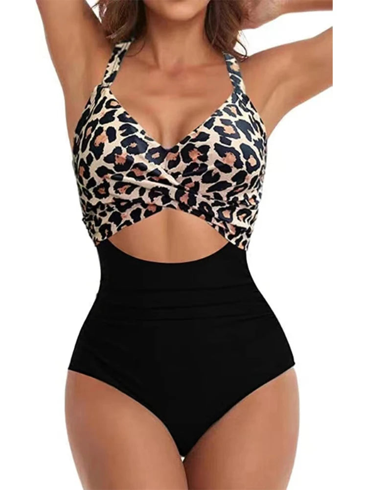 Women's Cross-Back One-Piece Swimsuit